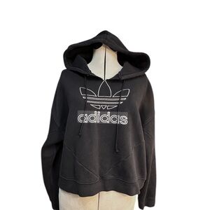 Adidas Black Hoodie with Logo, size XL